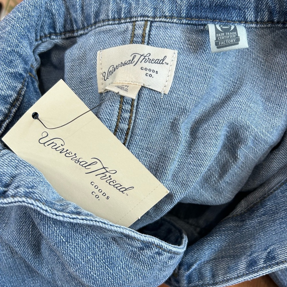 Universal Thread Light Blue Denim Overalls - Picture 2 of 2